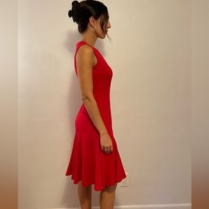 Classy Calvin Klein red dress